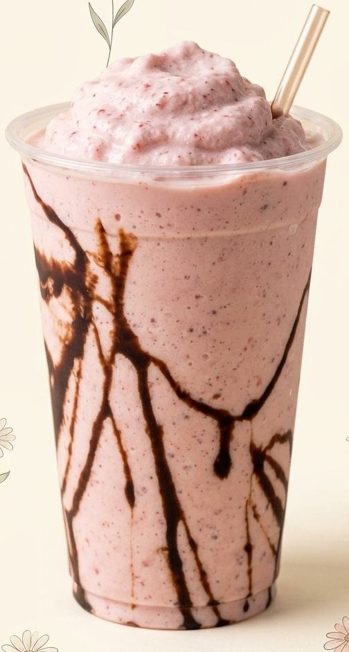 frappé de fresa